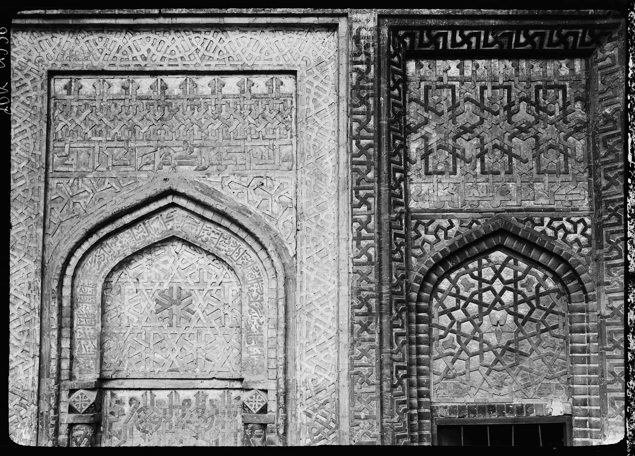 Détail de l'ornementation du tombeau du sultan